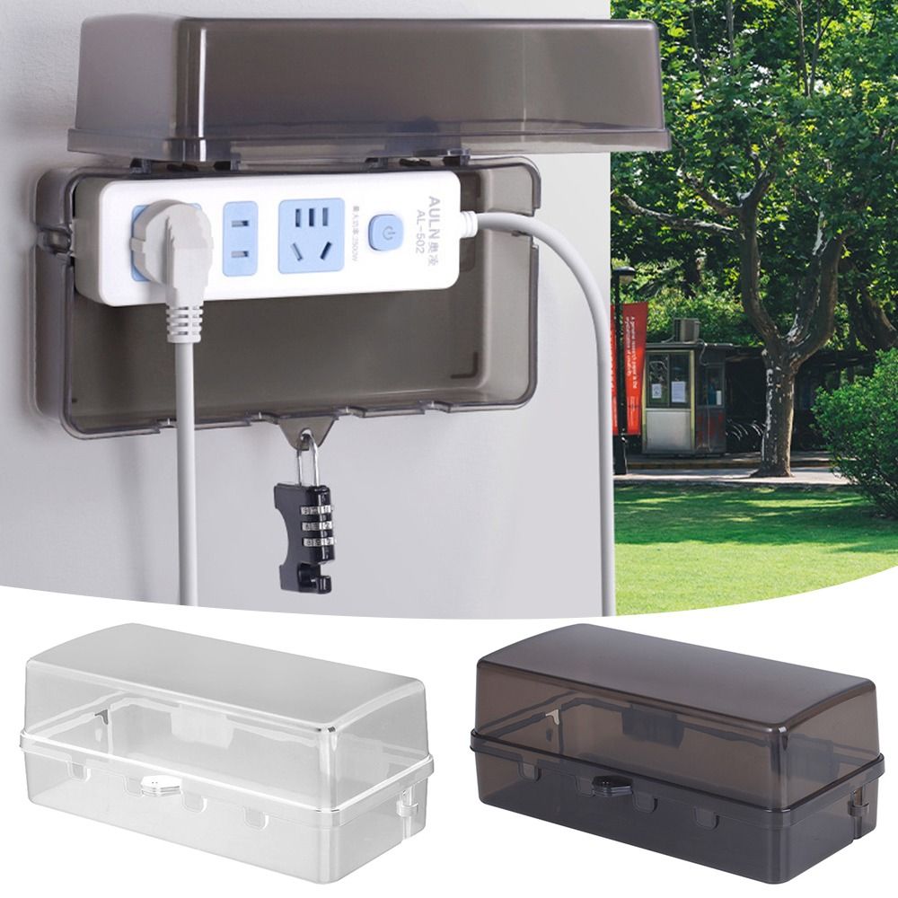 Outdoor Power Strip With Cover - Outdoor Electrical Boxes Waterproof Cable Management