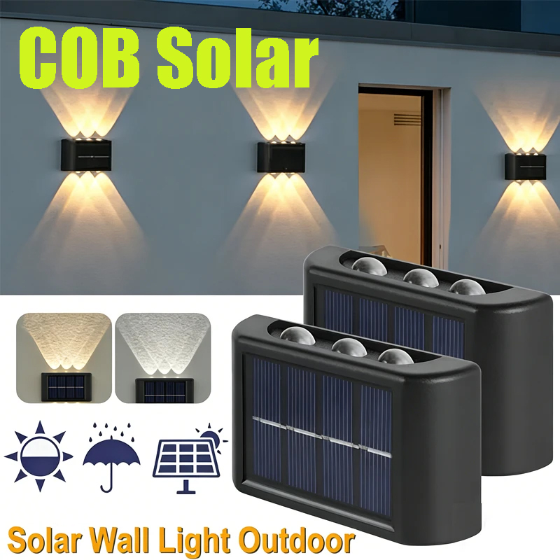 Outdoor Powerwall - COB Solar Wall Lamp Outdoor Waterproof