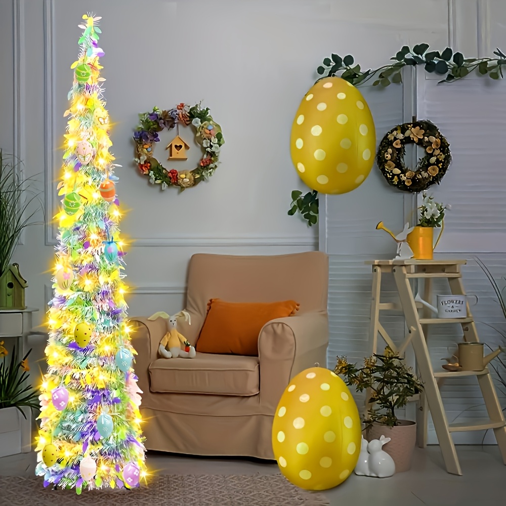Outdoor Power And Plant - The Easter Artificial Christmas Tree Is