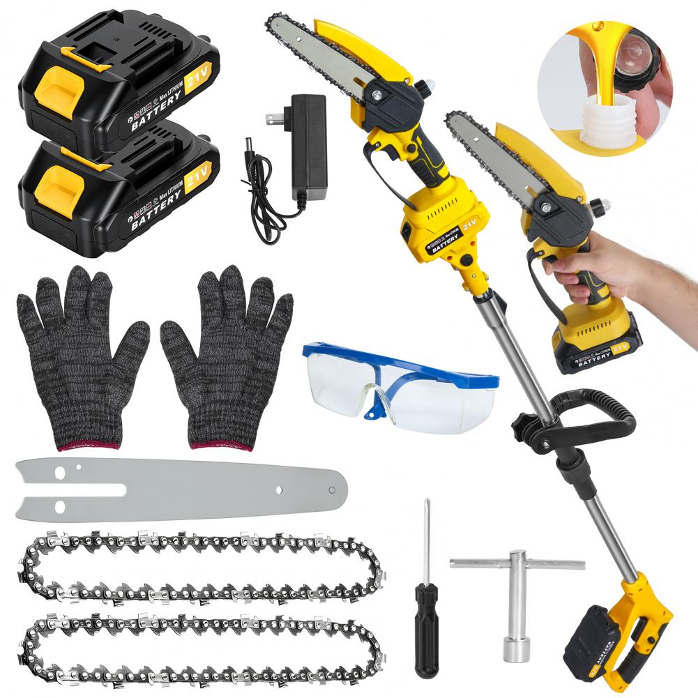 Electric Chainsaw Battery - 2 in 1 Cordless Pole Saw