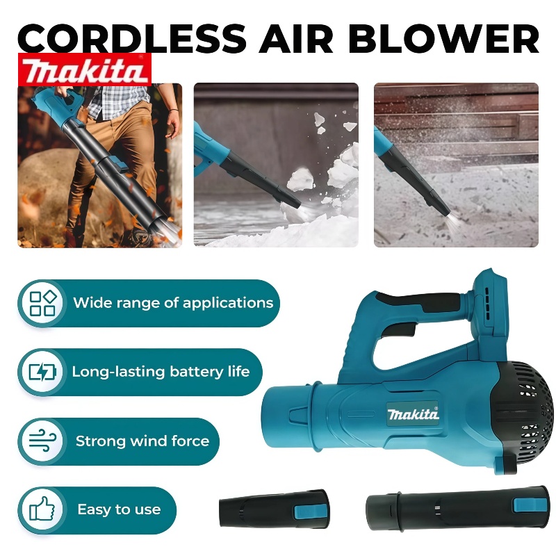 Leaf Blower Cordless - Mamidw Brushless Cordless Air Blower Handheld