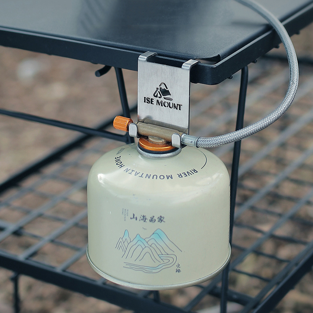 Outdoor Power Burner - Hang Gas Canister Hook Camping Tables