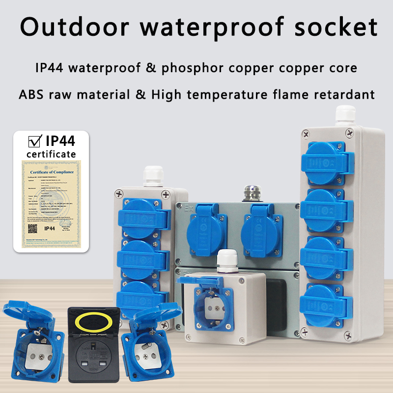 French/European/British Standa - Outdoor Power Strip With Cover 리뷰 및 가격