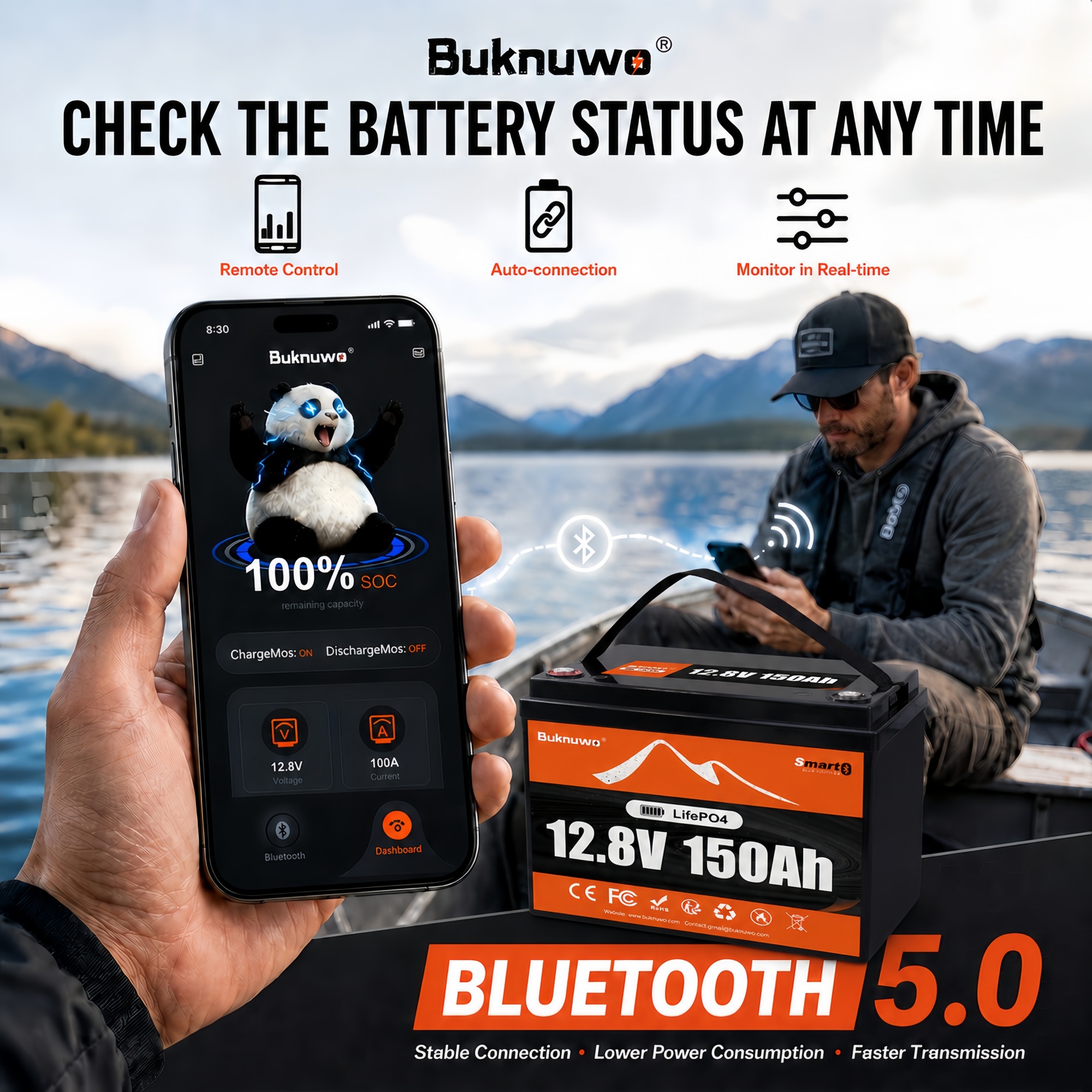Smart 12V/12.8V 150Ah Bluetoot - Outdoor Power Supply 12V 리뷰 및 가격