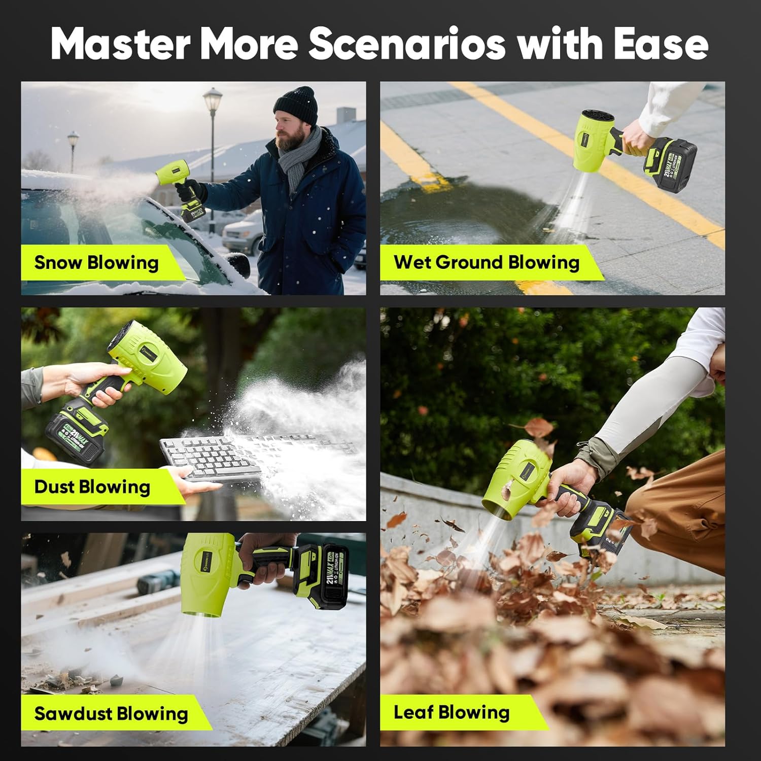 Cordless Leaf Blower, Portable - Leaf Blower Cordless 리뷰 및 가격