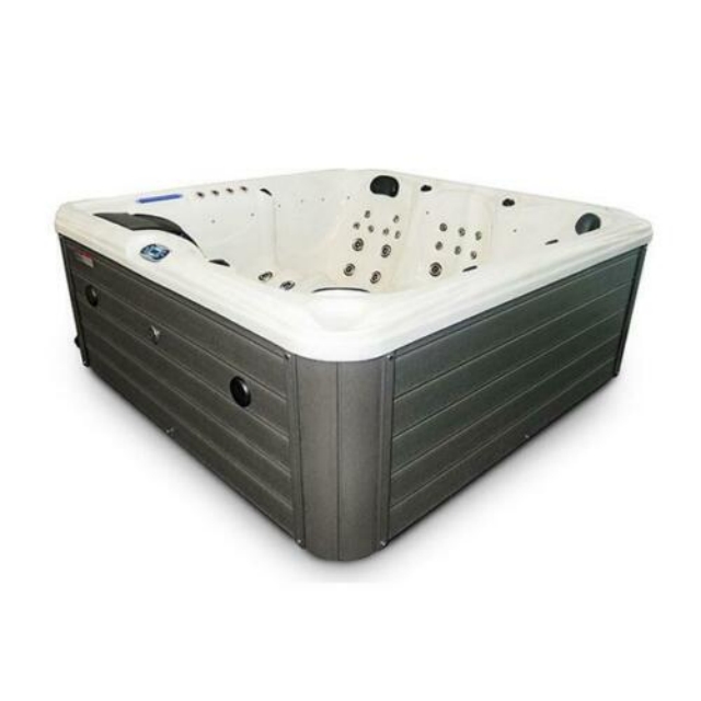 6-Seater Outdoor White Marble  - Outdoor Power For Hot Tub 리뷰 및 가격