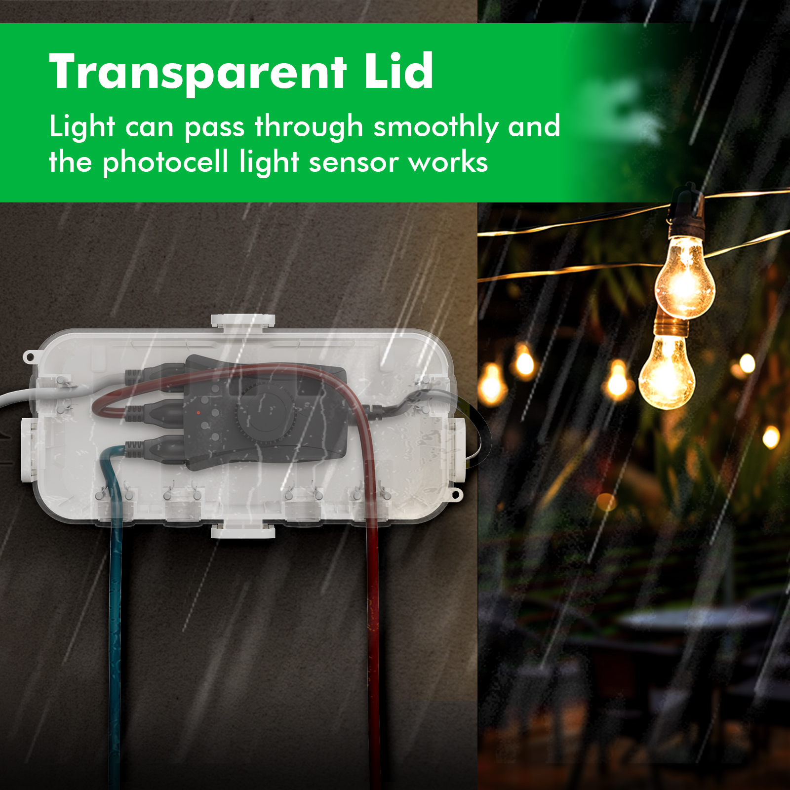 Waterproof Outdoor Electrical  - Outdoor Power Strip With Cover 리뷰 및 가격