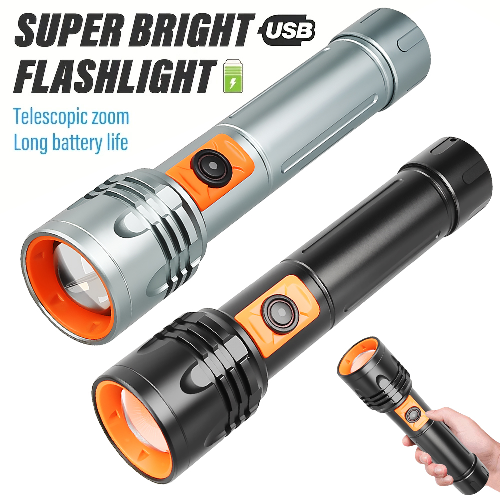 High Power LED Flashlight USB  - Outdoor Power Usb 리뷰 및 가격