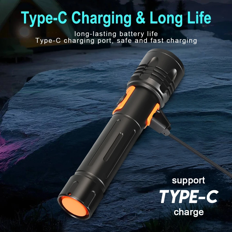 High Power LED Flashlight USB  - Outdoor Power Usb 리뷰 및 가격