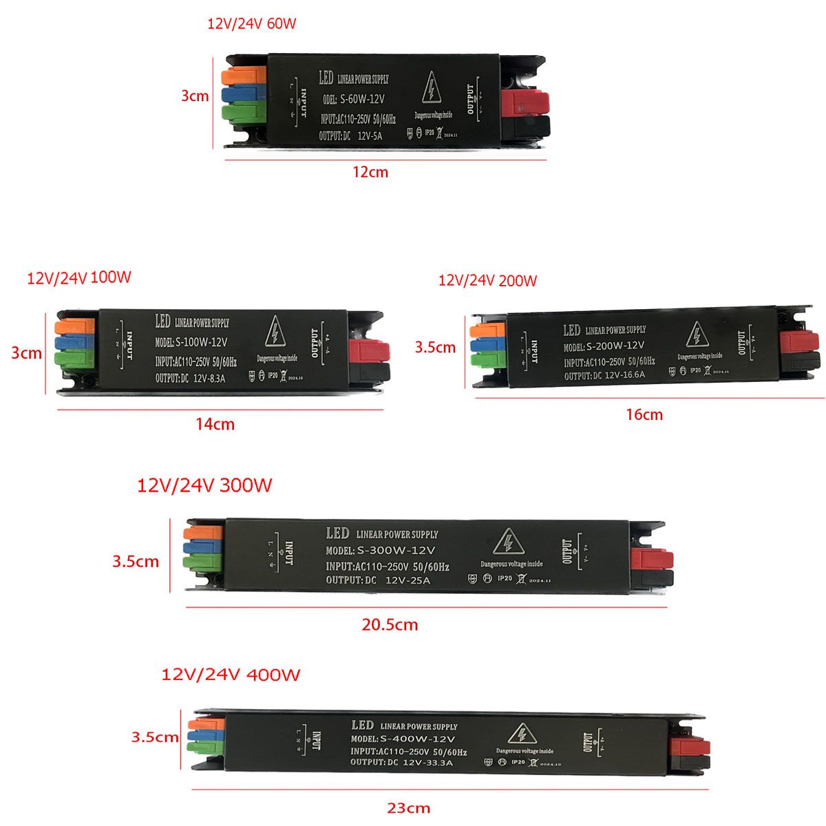 AC 110V 220V to DC 12V 24V LED - Outdoor Power Supply 12V 리뷰 및 가격