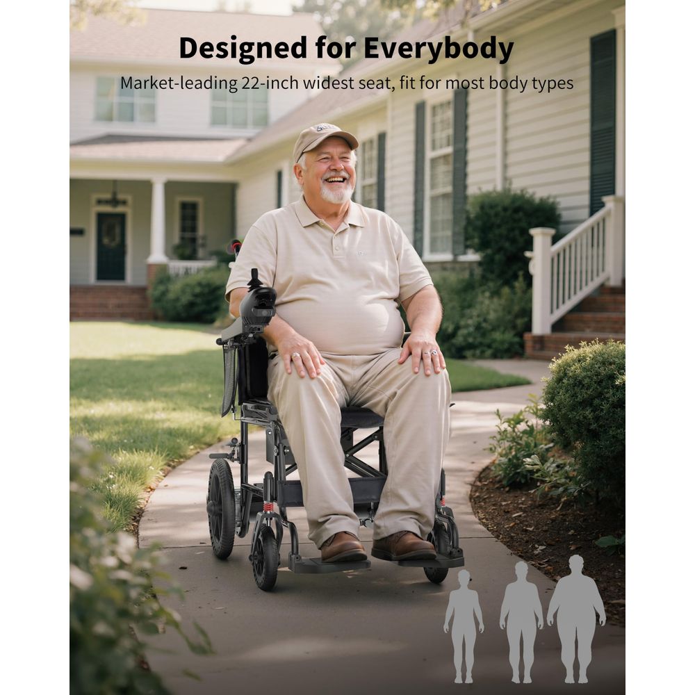 Widest Seat Electric Wheelchai - Outdoor Power Wheelchair 리뷰 및 가격