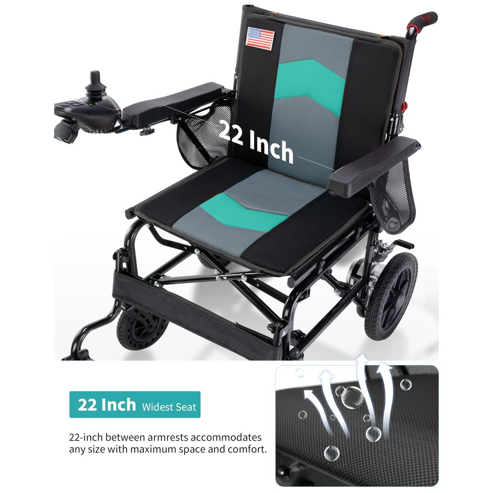 Widest Seat Electric Wheelchai - Outdoor Power Wheelchair 리뷰 및 가격