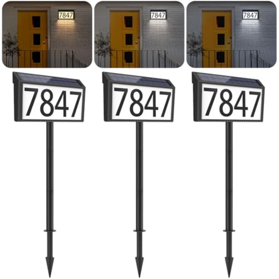 Pack Solar Powered Address Sig - Outdoor Power Number 리뷰 및 가격