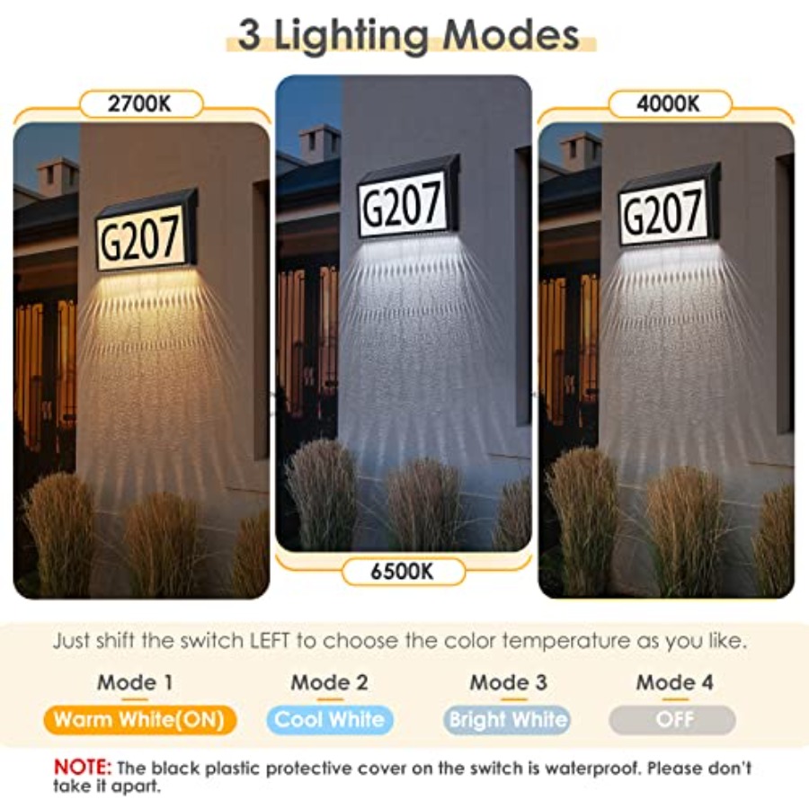Pack Solar Powered Address Sig - Outdoor Power Number 리뷰 및 가격
