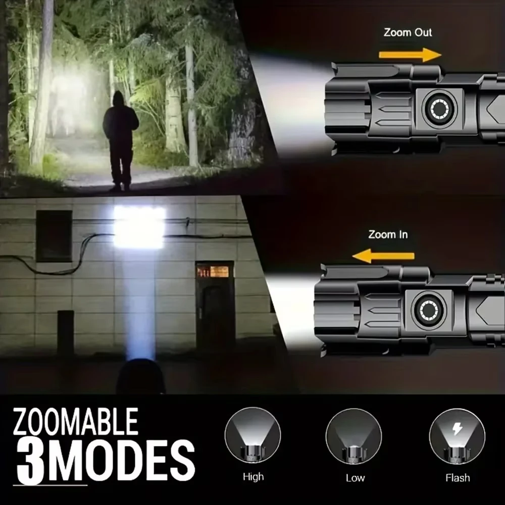 Tactical LED Flashlight 2000LM - Outdoor Power Usb 리뷰 및 가격