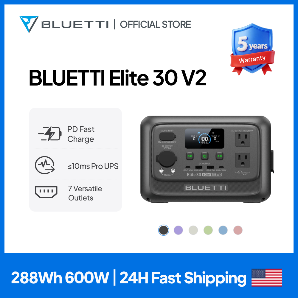 【Renew】BLUETTI Elite 30 V2 Por - Outdoor Powerwall 리뷰 및 가격