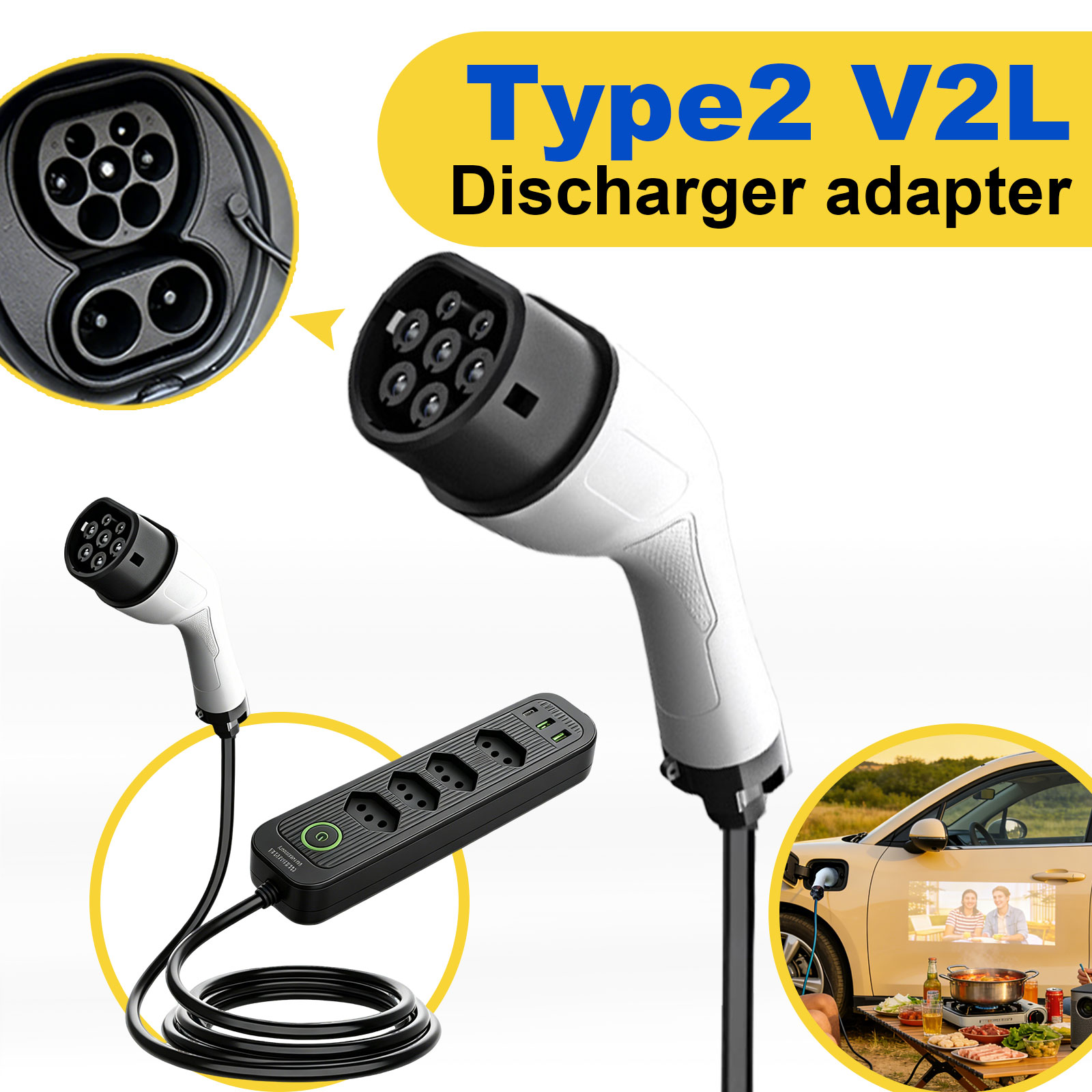 Type2 V2L Discharge Adapter 16 - Outdoor Powerwall 리뷰 및 가격
