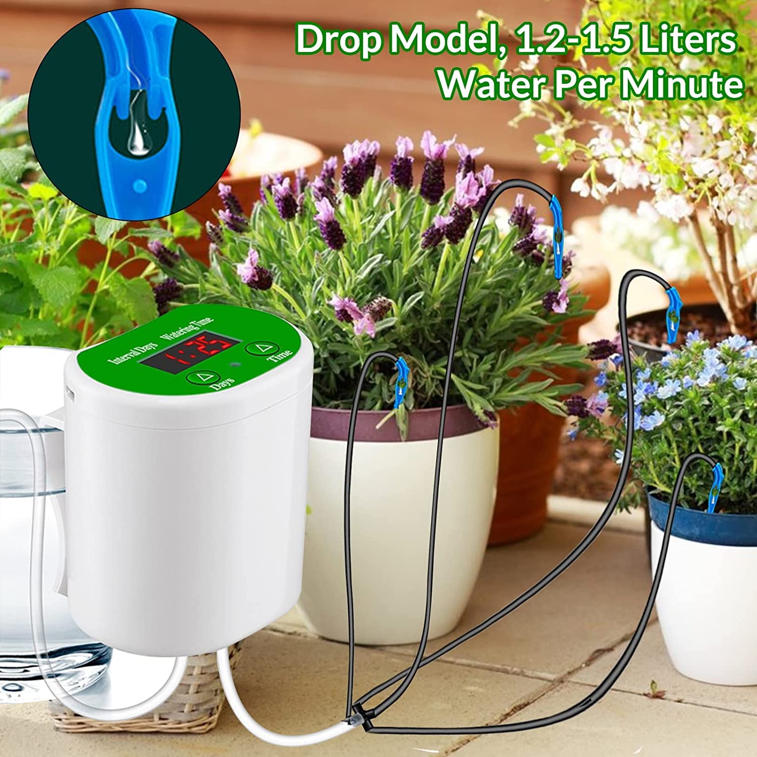Outdoor Garden Plant Watering  - Outdoor Power And Plant 리뷰 및 가격