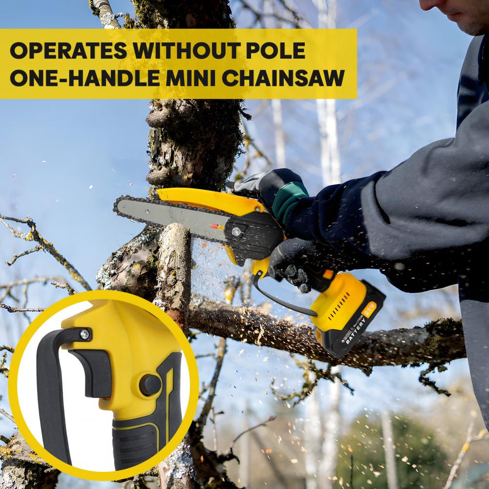 2 in 1 Cordless Pole Saw & Min - Electric Chainsaw Battery 리뷰 및 가격