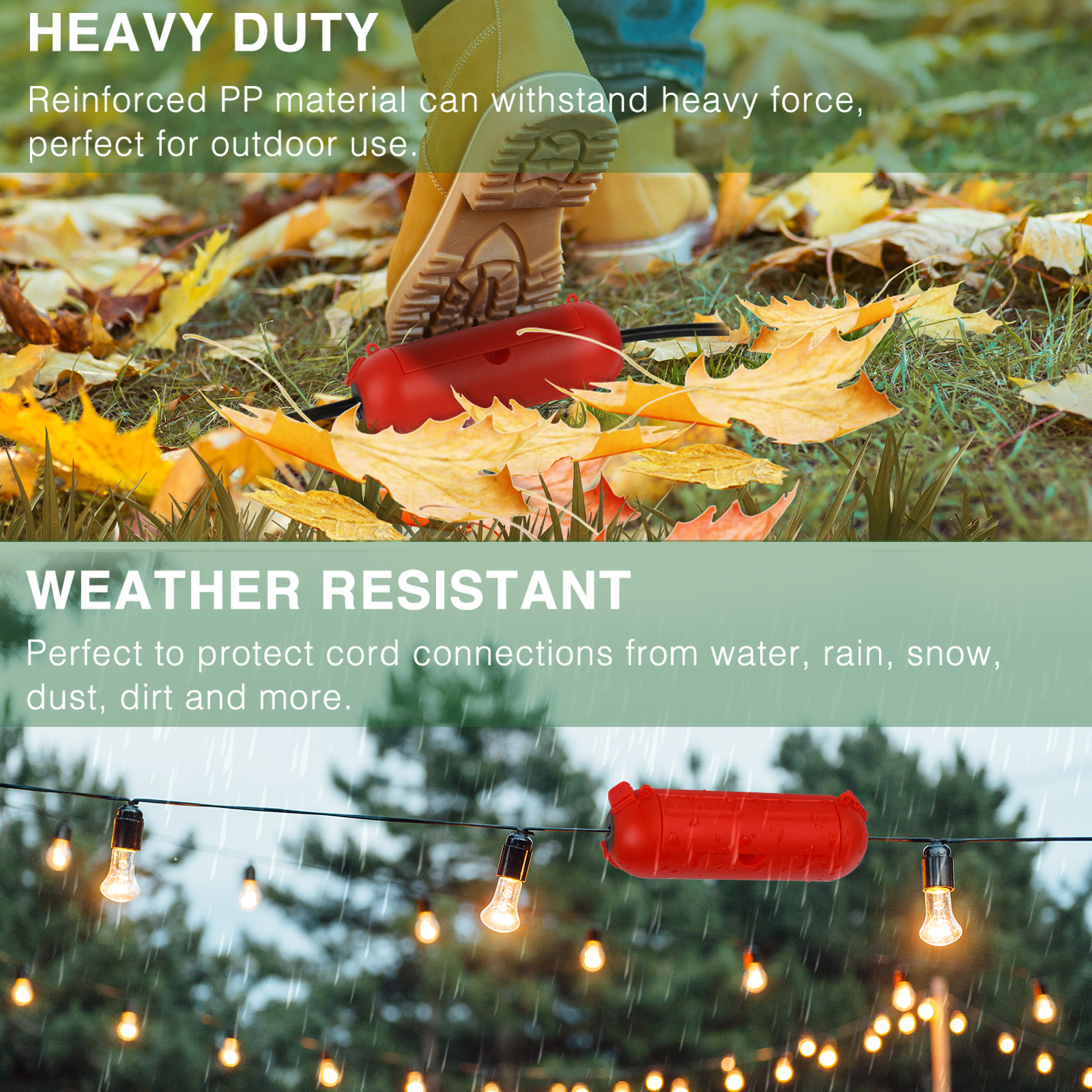 Waterproof Extension Cords Box - Outdoor Power Strip With Cover 리뷰 및 가격