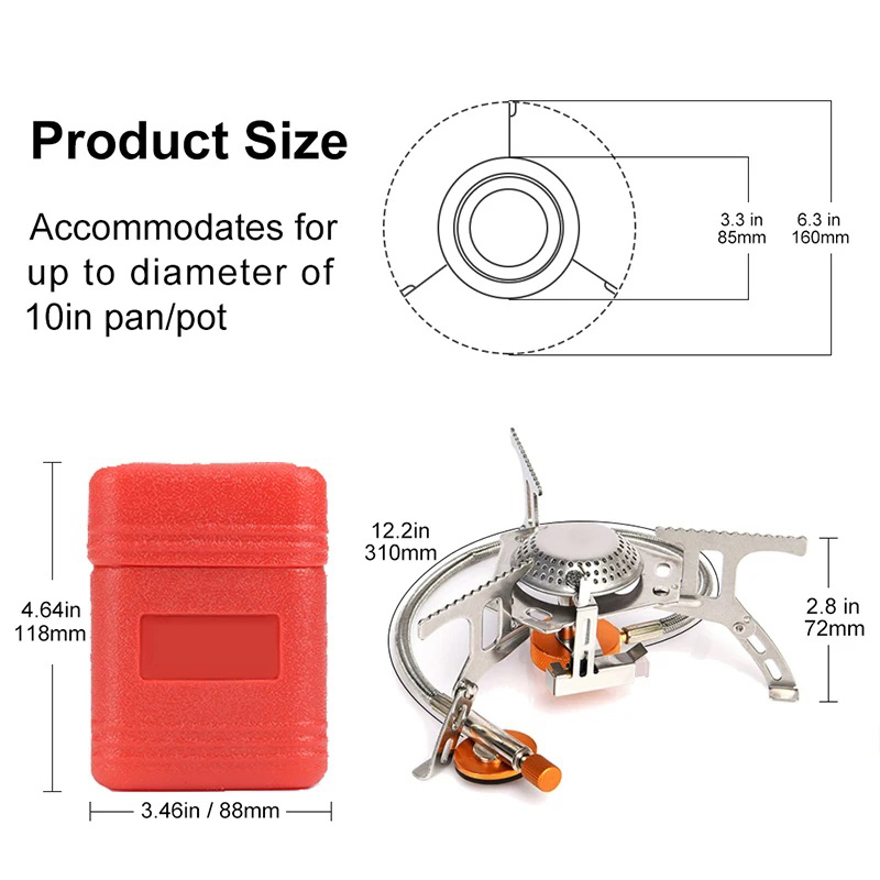 Camping Gas Stove Portable Fol - Outdoor Power Burner 리뷰 및 가격