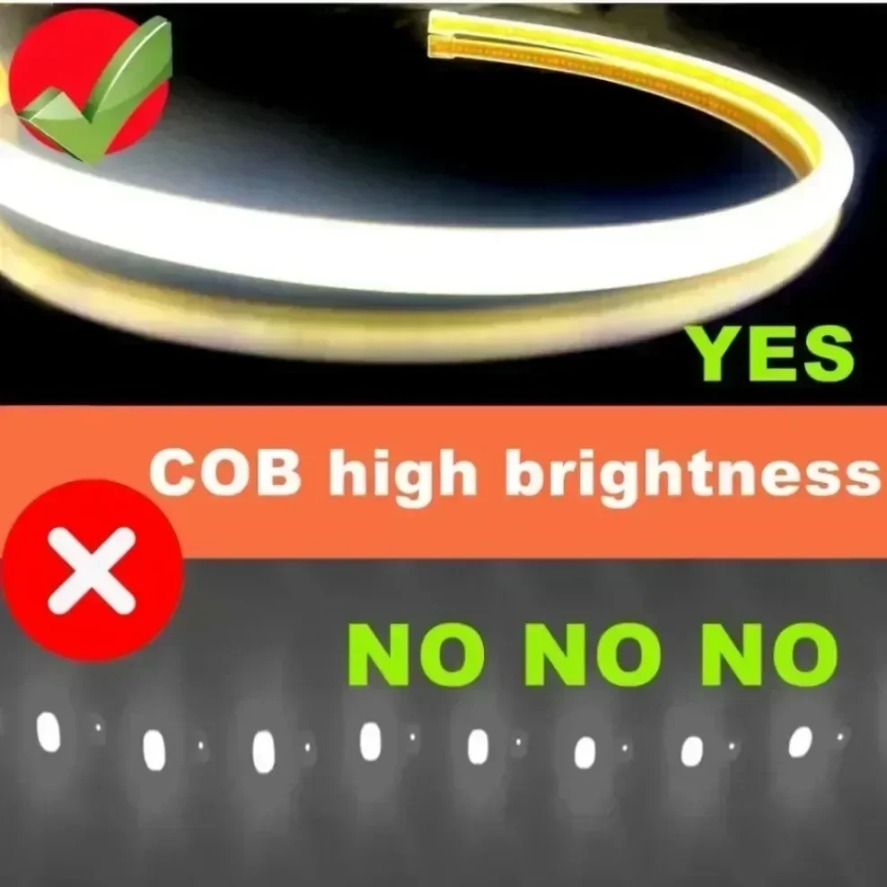 288LEDs/m COB LED Strip 220V D - Outdoor Kitchen Power 리뷰 및 가격