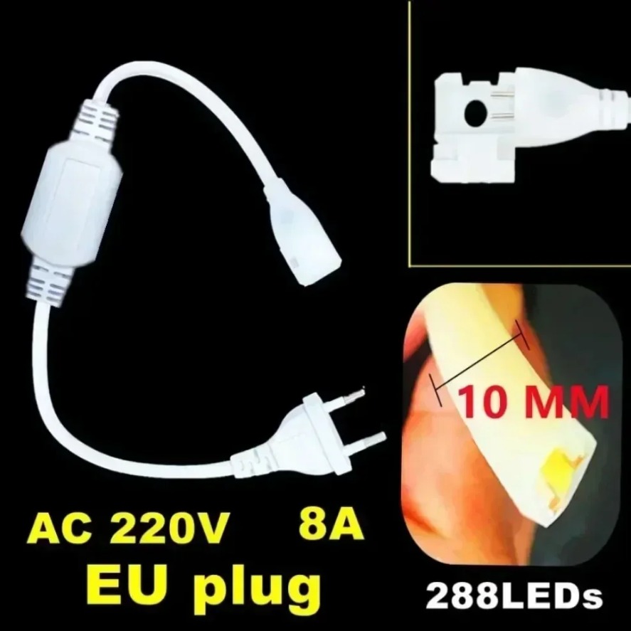 288LEDs/m COB LED Strip 220V D - Outdoor Kitchen Power 리뷰 및 가격
