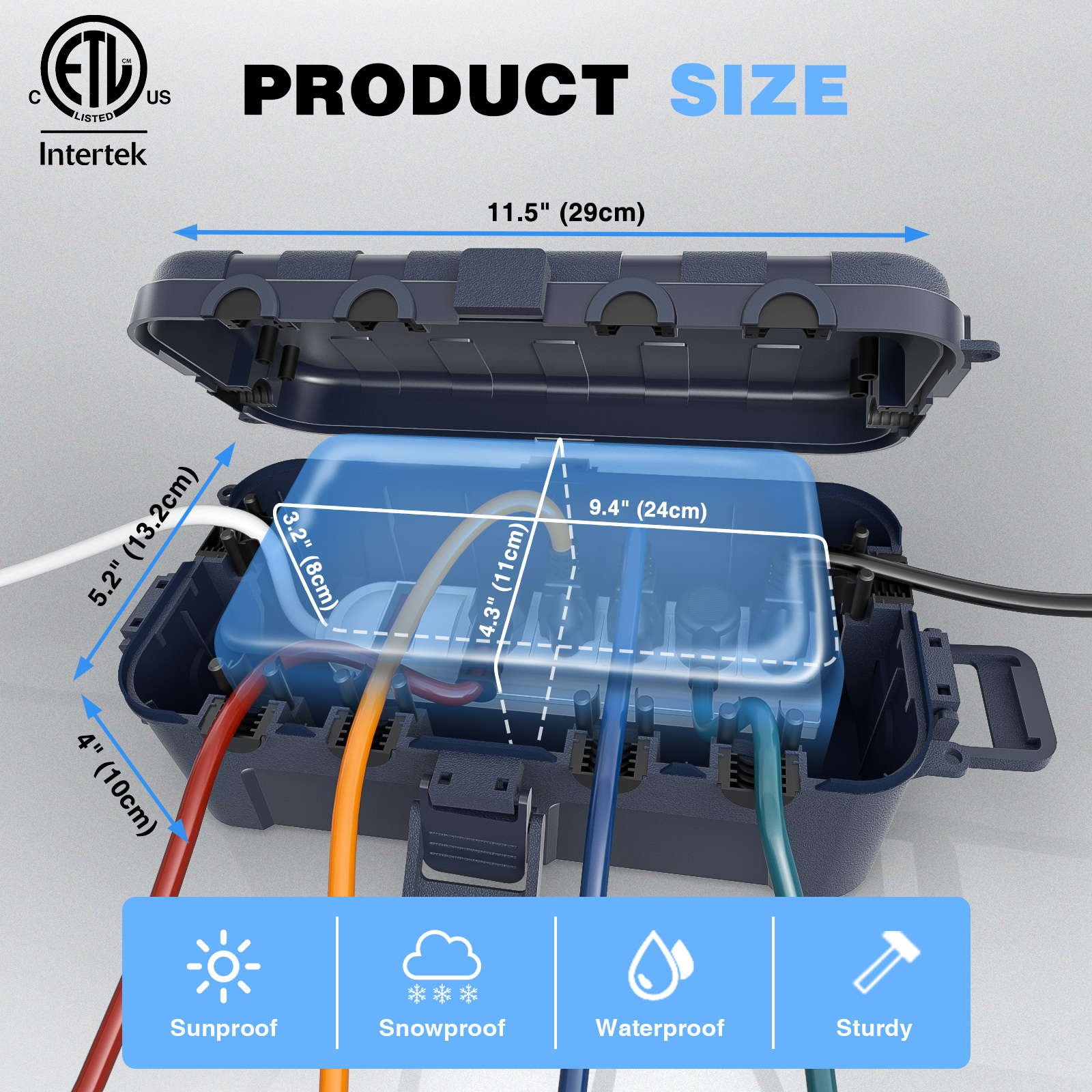 Medium IP54 Waterproof Electri - Outdoor Power Lead Cover 리뷰 및 가격
