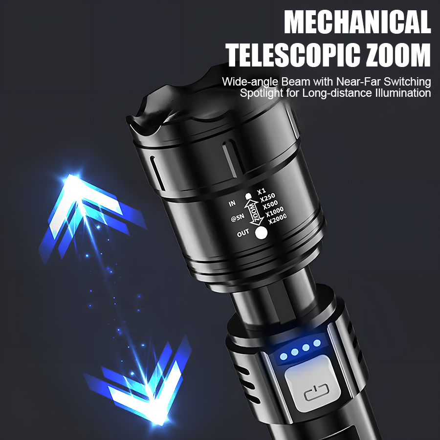 High Power P50 LED Flashlight  - Outdoor Power Usb 리뷰 및 가격