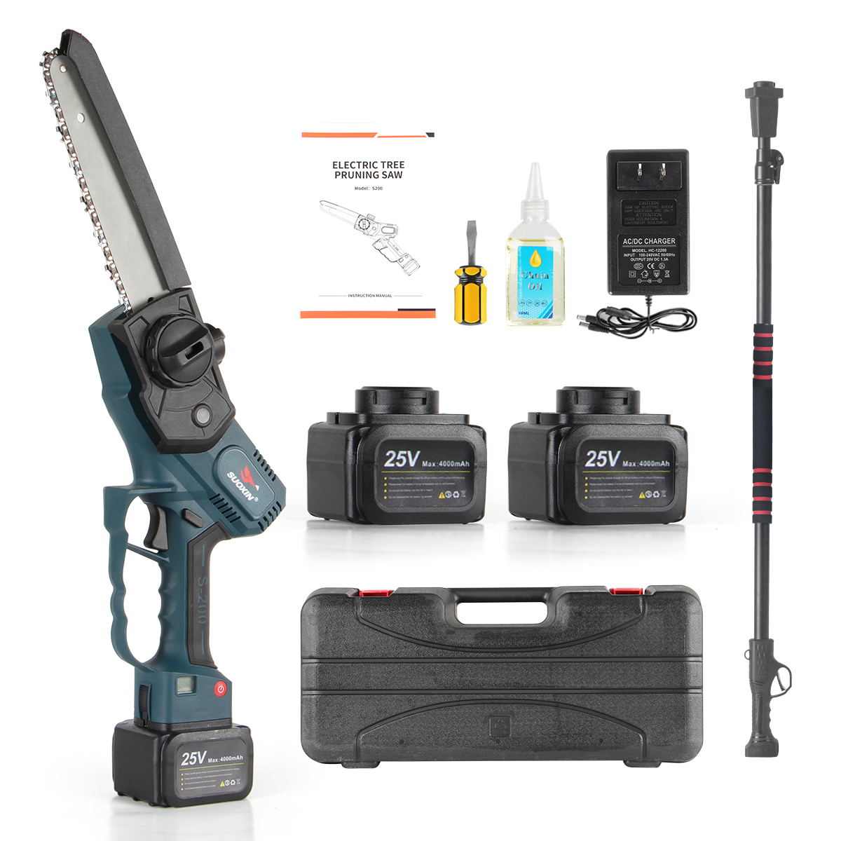 Telescopic Electric Pole Saw & - Electric Chainsaw Battery 리뷰 및 가격