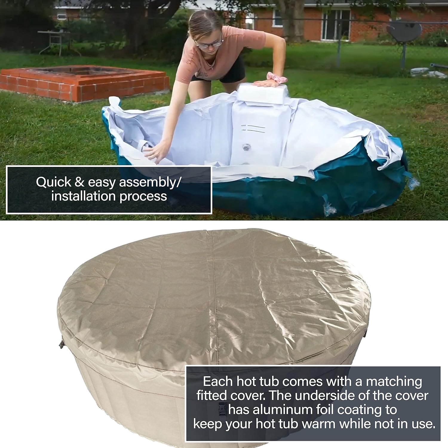 6-Person 265-Gallon Inflatable - Outdoor Power For Hot Tub 리뷰 및 가격