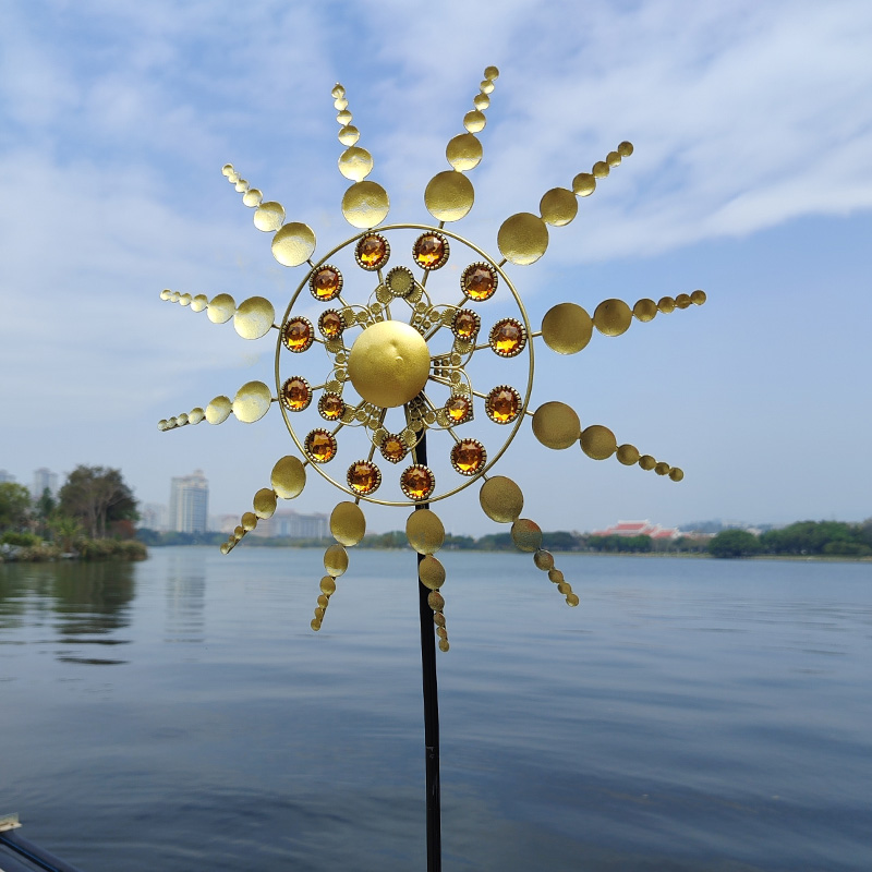 Sunflower Iron Windmill Spinne - Outdoor Power And Plant 리뷰 및 가격