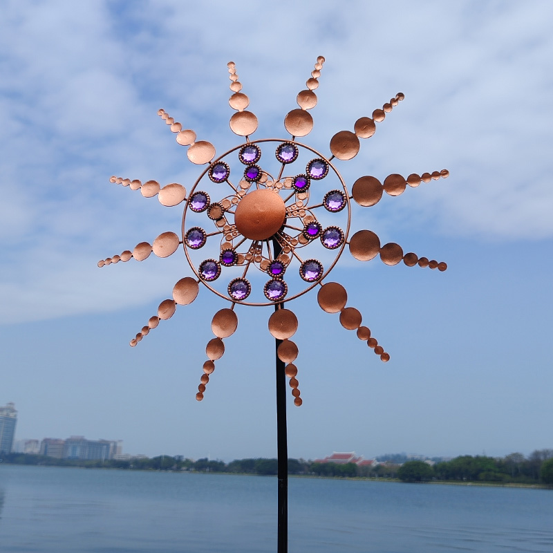 Sunflower Iron Windmill Spinne - Outdoor Power And Plant 리뷰 및 가격