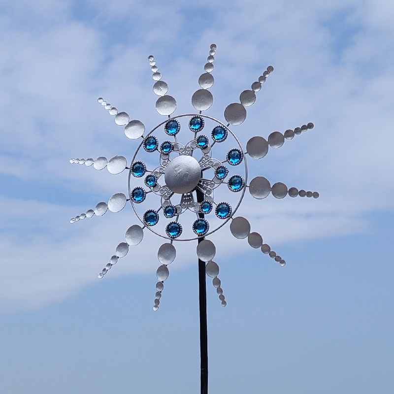 Sunflower Iron Windmill Spinne - Outdoor Power And Plant 리뷰 및 가격