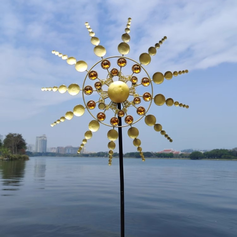 Sunflower Iron Windmill Spinne - Outdoor Power And Plant 리뷰 및 가격