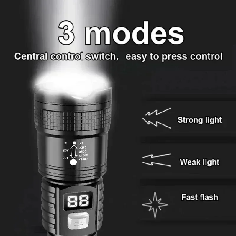 P50 High Brightness Flashlight - Outdoor Power Usb 리뷰 및 가격