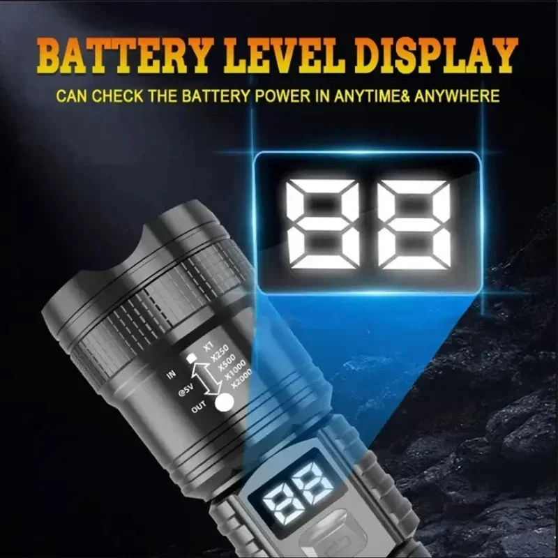 P50 High Brightness Flashlight - Outdoor Power Usb 리뷰 및 가격
