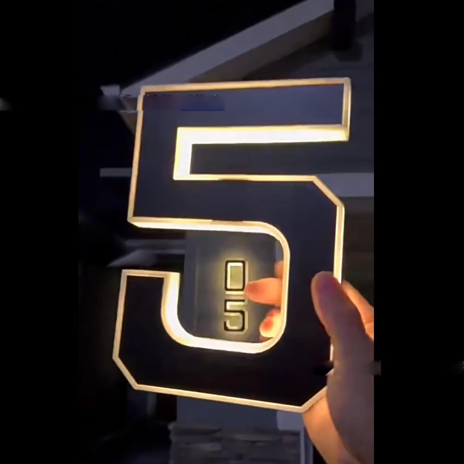 Solar LED House Number Sign Wa - Outdoor Power Number 리뷰 및 가격