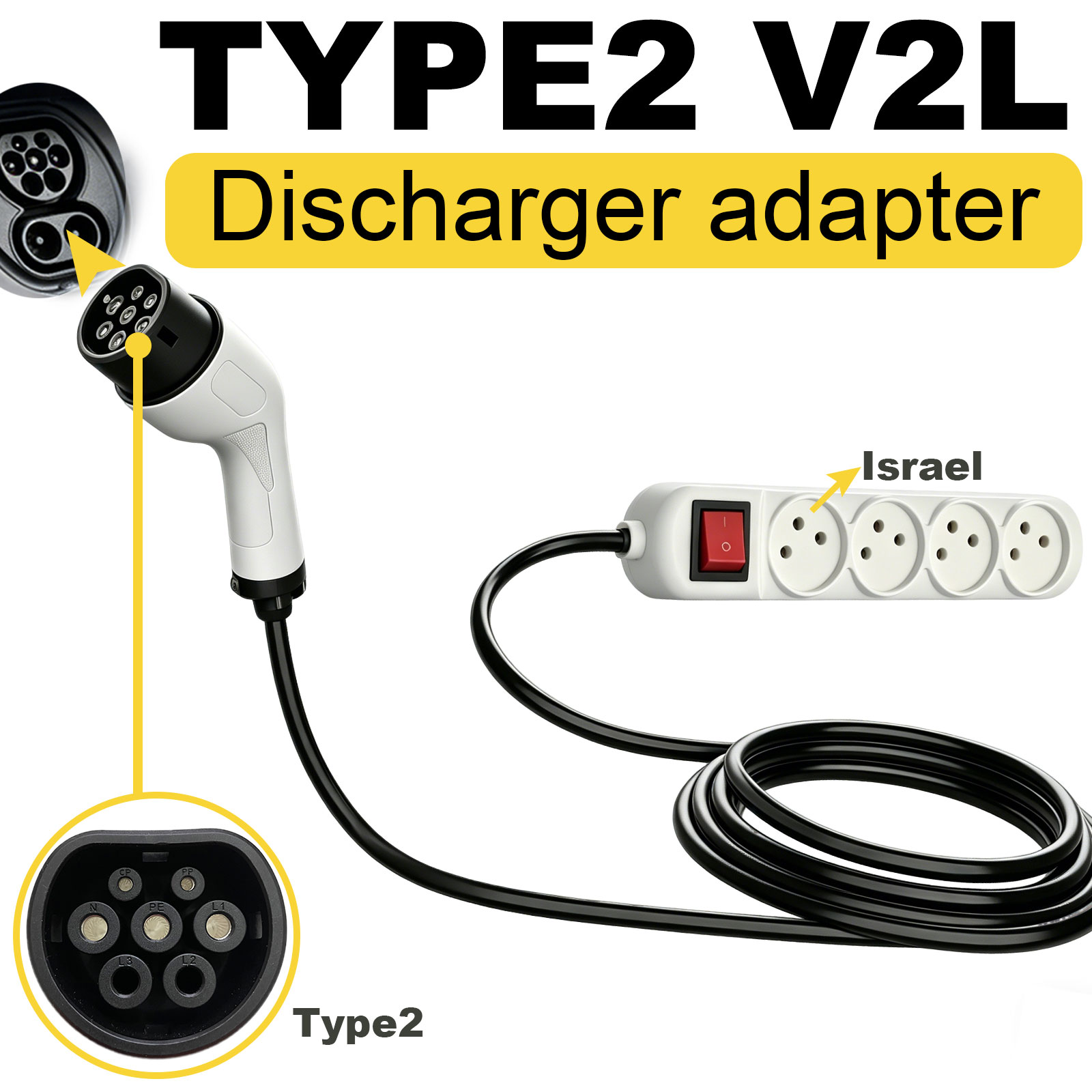 Type2 V2L Discharge Adapter Is - Outdoor Powerwall 리뷰 및 가격