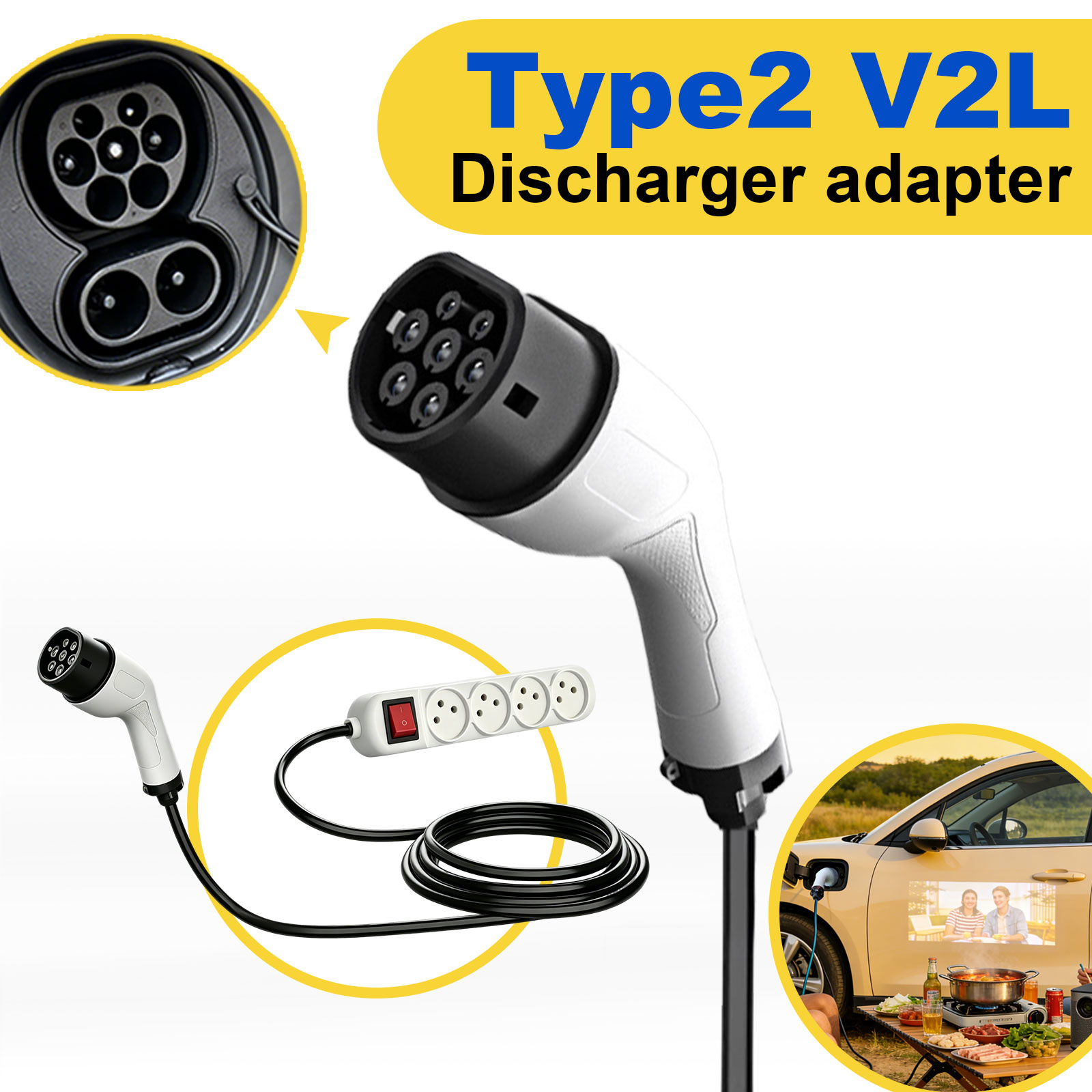 Type2 V2L Discharge Adapter Is - Outdoor Powerwall 리뷰 및 가격
