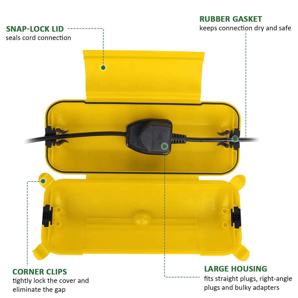 Outdoor Waterproof Electrical  - Outdoor Power Lead Cover 리뷰 및 가격