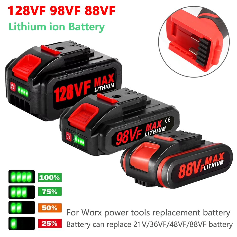 18V 21V 128VF 98VF Rechargeabl - Electric Chainsaw Battery 리뷰 및 가격