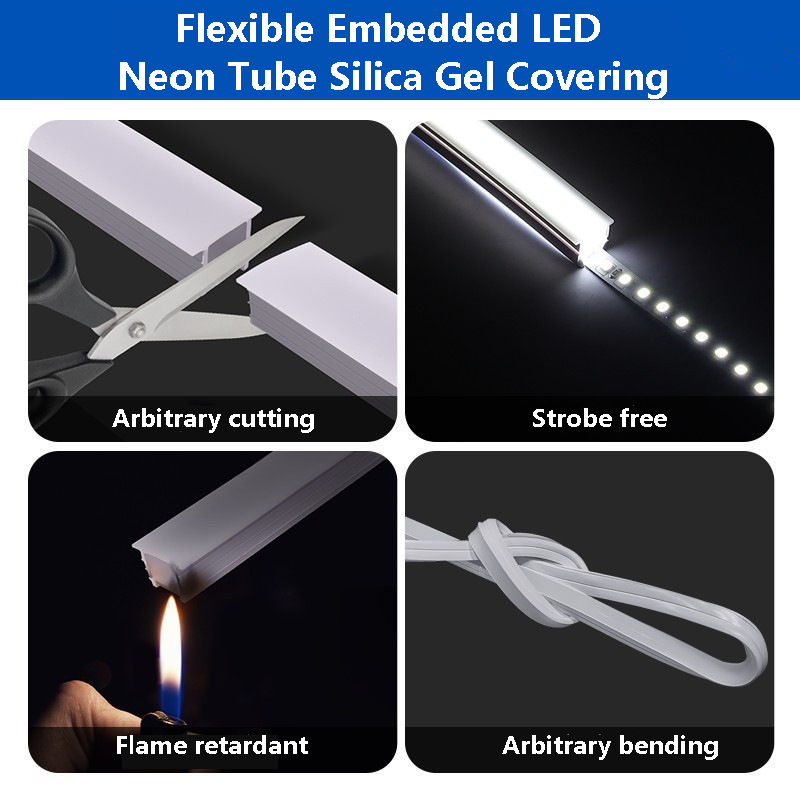Flexible Embedded LED Neon Tub - Outdoor Power Lead Cover 리뷰 및 가격