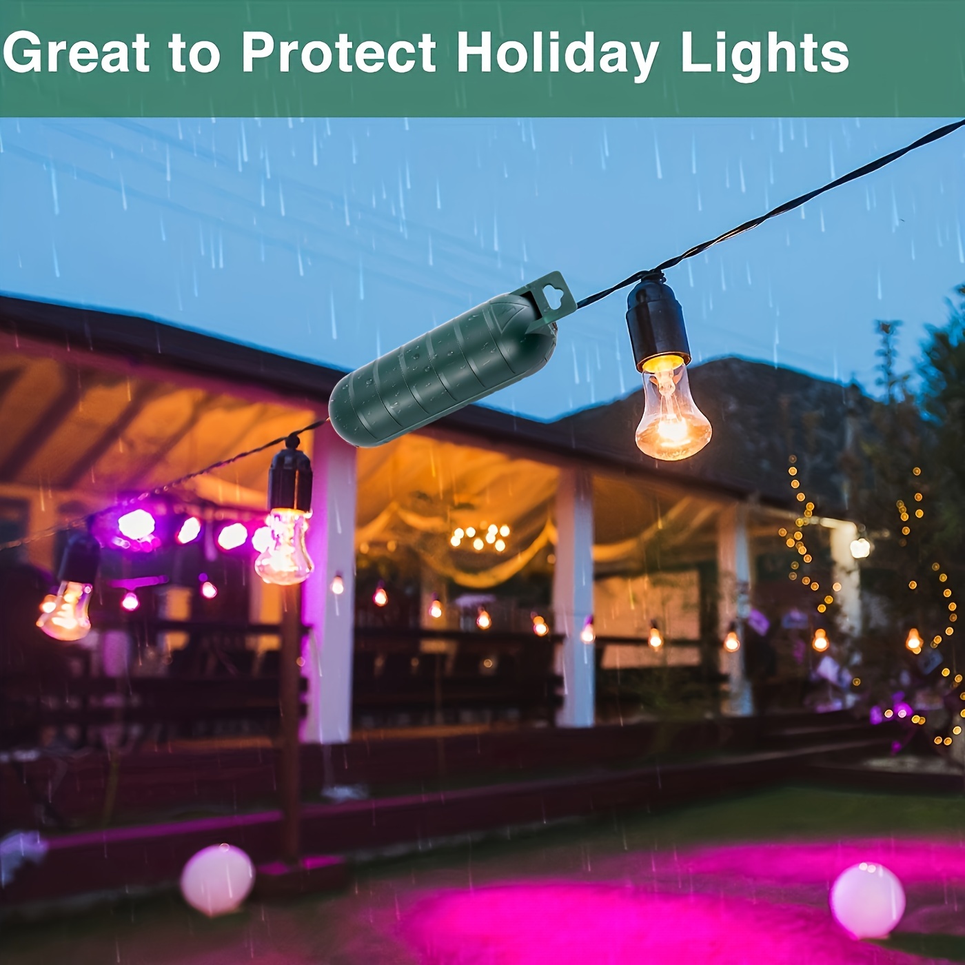 4pcs Outdoor Extension Cord Sa - Outdoor Power Strip With Cover 리뷰 및 가격