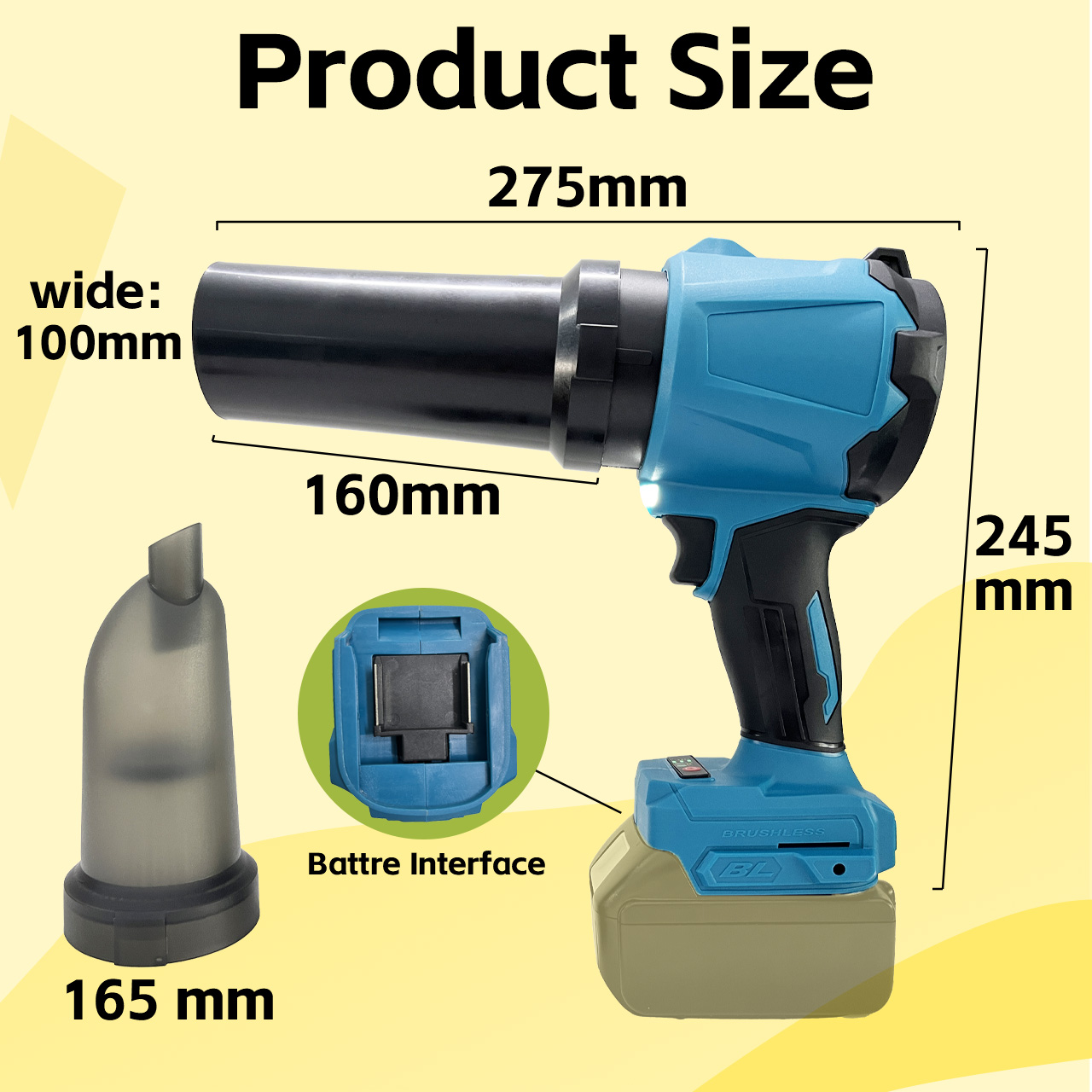 ONEVAN 3500W Brushless Electri - Leaf Blower Cordless 리뷰 및 가격