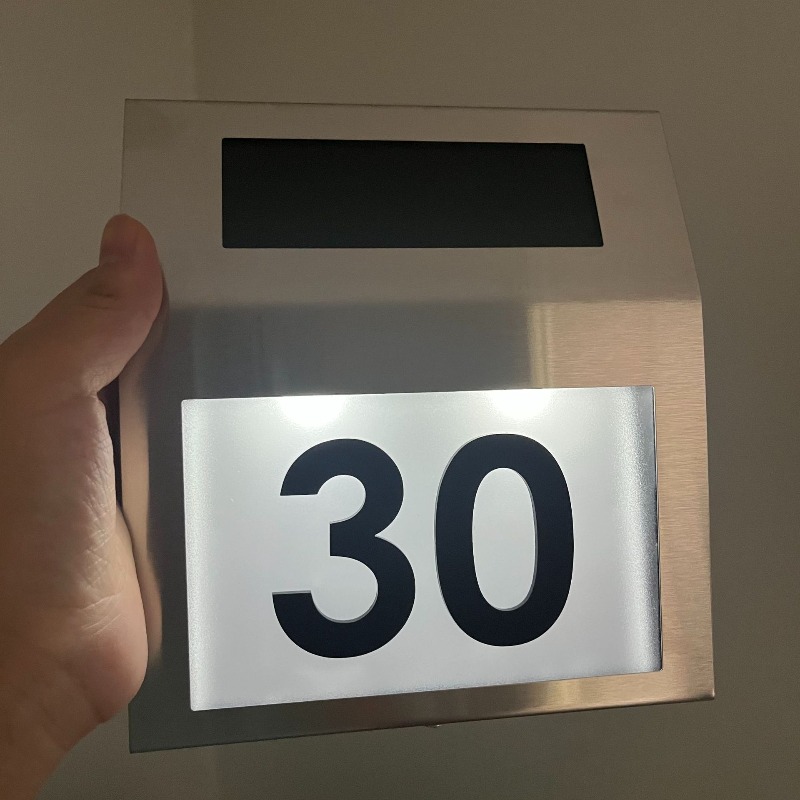 Custom Stainless Steel Light G - Outdoor Power Number 리뷰 및 가격