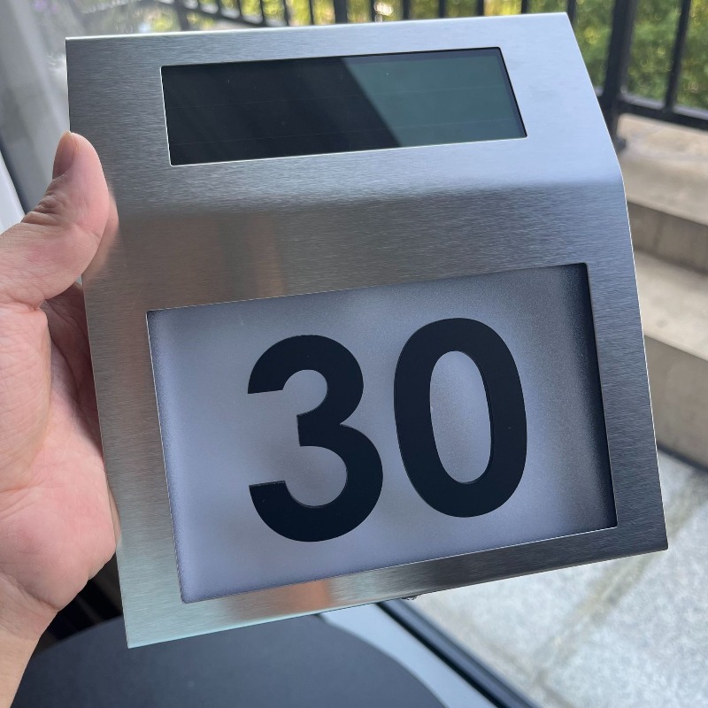 Custom Stainless Steel Light G - Outdoor Power Number 리뷰 및 가격