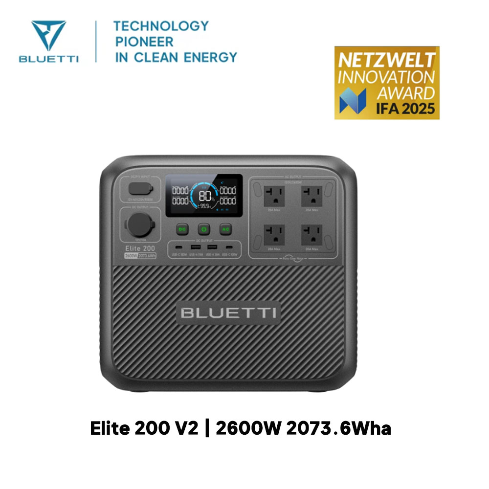 【Renew】BLUETTI Elite 200 V2 Po - Outdoor Powerwall 리뷰 및 가격
