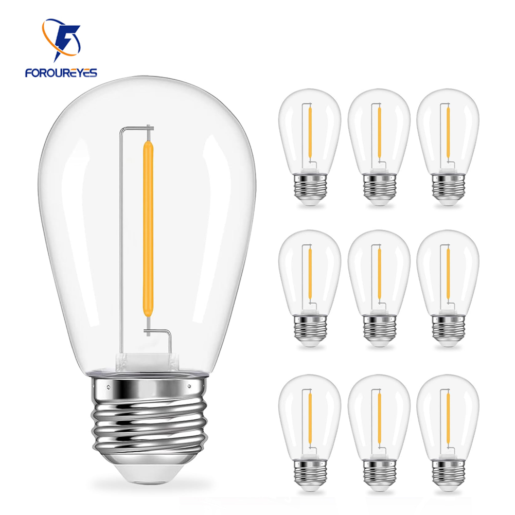 10Pack 5V 24V S14 Dimmable Fil - Outdoor Power Lead Cover 리뷰 및 가격