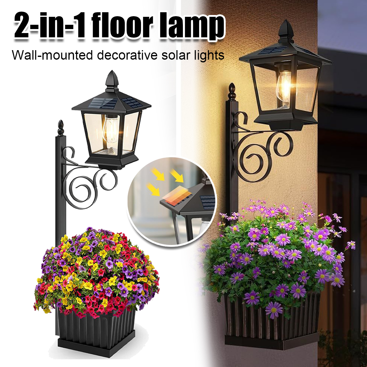 Solar Powered 2-in-1 Flower Po - Outdoor Powerwall 리뷰 및 가격